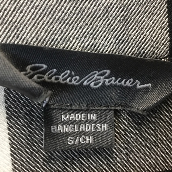 Eddie Bauer Black & White Plaid Tunic Blouse with Side Pockets - Picture 11 of 13